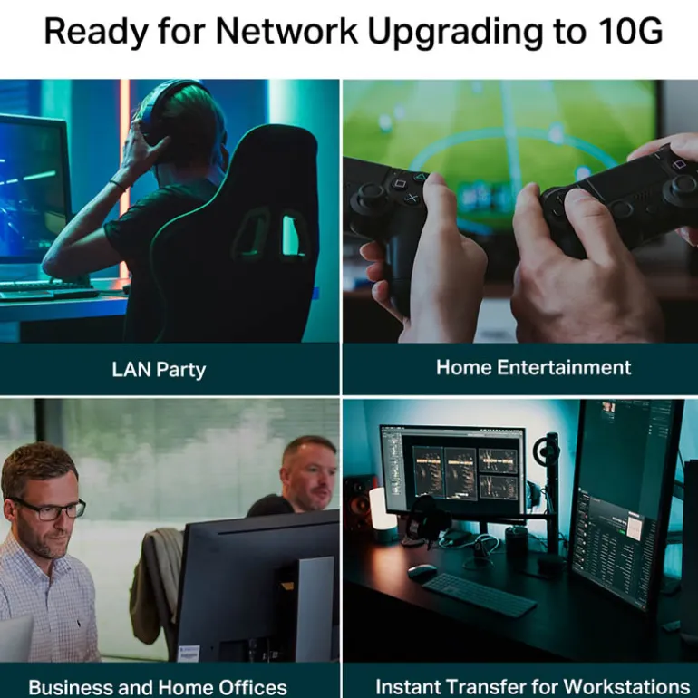 Switch TP-Link TL-SX105 5 Puertos 10Gb