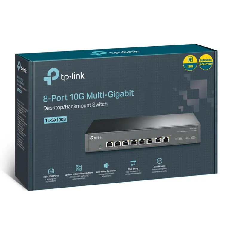 Switch TP-Link TL-SX1008 8 Puertos 10G