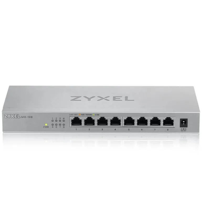 Switch Zyxel MG-108 8 x 2.5GbE