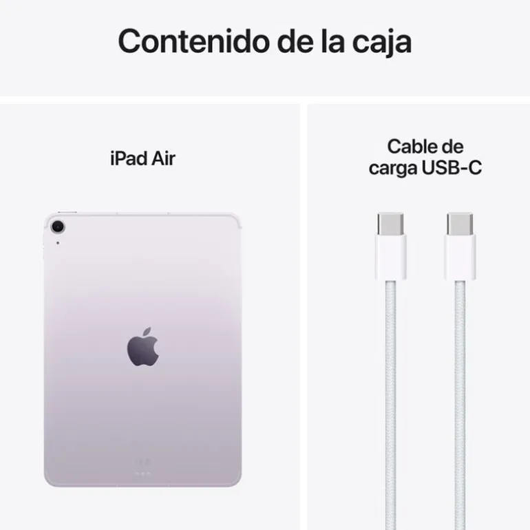 Tablet Apple iPad Air 11" M3 8GB 256GB Wi-fi + Cell Púrpura