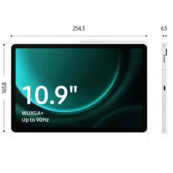 Tablet Samsung Galaxy Tab S9 FE 5G 10.9" 6GB 128GB Plata Android