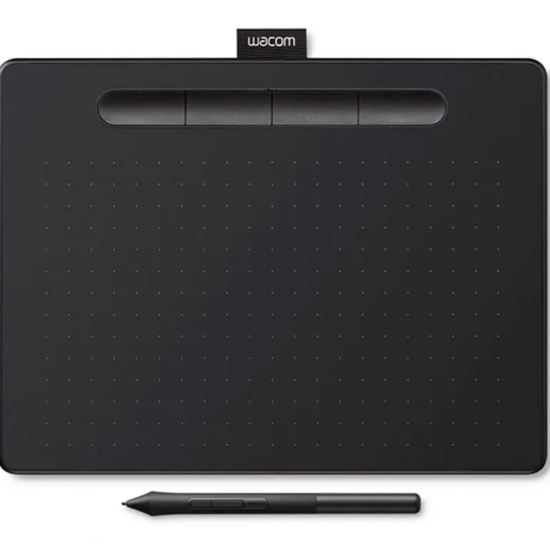 Tableta Digital Wacom Intuos Medium Con Lápiz Wacom 4K USB Negra