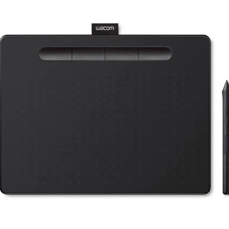 Tableta Digital Wacom Intuos Medium Con Lápiz Wacom 4K USB Negra