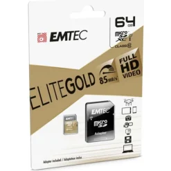 Tarjeta De Memoria Emtec Elite Gold 64GB Clase 10