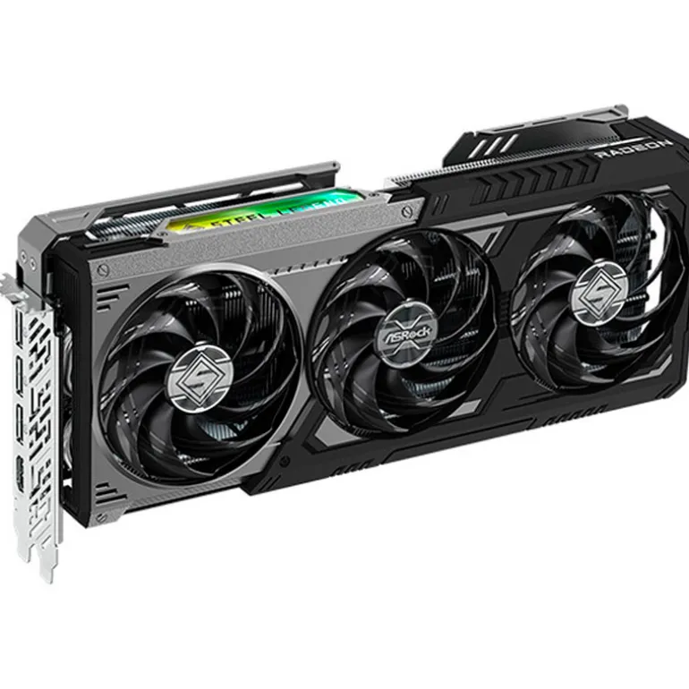 Tarjeta Gráfica ASRock AMD Radeon RX 9070 XT Steel Legend Dark 16GB GDDR6