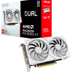 Tarjeta Gráfica Asus Dual Radeon RX 9060 XT White Edition 16GB GDDR6