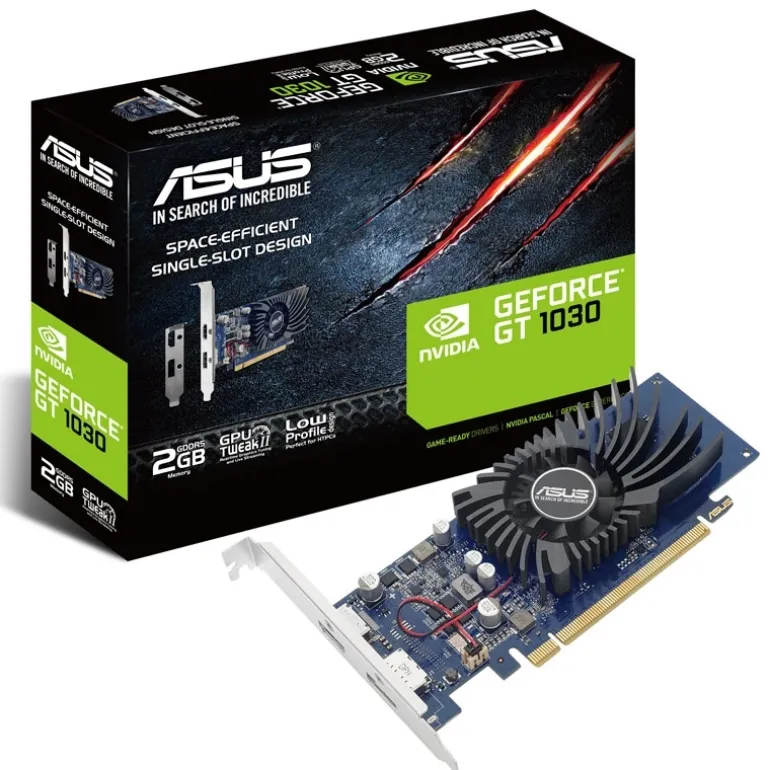 Tarjeta Gráfica Asus GeForce GT 1030 2G Low Profile 2GB GDDR5