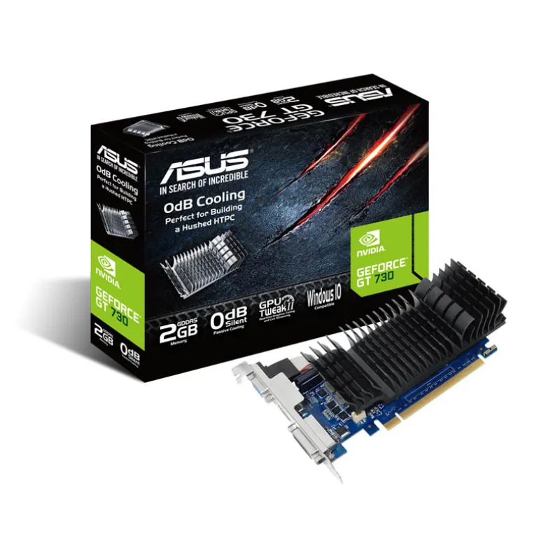 Tarjeta Gráfica Asus GeForce GT 730 SL 2GB GDDR5