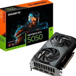 Tarjeta Gráfica Gigabyte GeForce RTX 5050 WindForce OC 8GB GDDR6 DLSS4