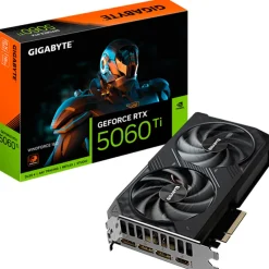 Tarjeta Gráfica Gigabyte GeForce RTX 5060 Ti WindForce 16GB GDDR7 DLSS4