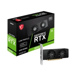 Tarjeta Gráfica MSI GeForce RTX 3050 LP OC 6GB GDDR6