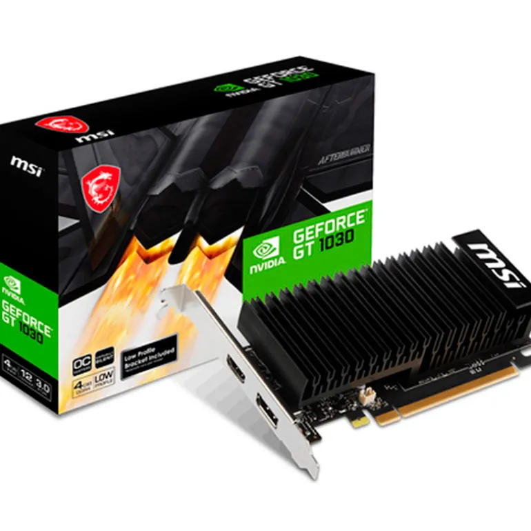 Tarjeta Gráfica MSI GeForce GT 1030 4GD4 LP OC 4GB DDR4
