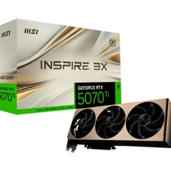 Tarjeta Gráfica MSI GeForce RTX 5070 Ti INSPIRE 3X OC 16GB GDDR7 DLSS4