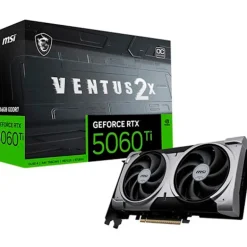 Tarjeta Gráfica MSI GeForce RTX 5060 Ti VENTUS 2X OC PLUS 16GB GDDR7 DLSS4