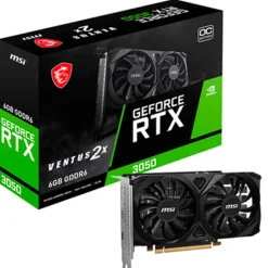 Tarjeta Gráfica MSI GeForce RTX 3050 VENTUS 2X OC 6GB GDDR6