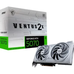 Tarjeta Gráfica MSI GeForce RTX 5070 VENTUS 2X OC WHITE 12GB GDDR7 DLSS4