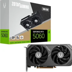 Tarjeta Gráfica Zotac GeForce RTX 5060 TWIN EDGE 8GB GDDR7 DLSS4