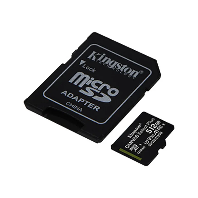 Tarjeta Memoria Canvas Select Plus MicroSDHC UHS-I A1 Clase 10 512GB + Adaptador