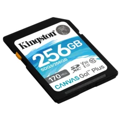 Tarjeta Memoria Kingston Canvas Go! Plus 256GB Clase 10 U3 V30