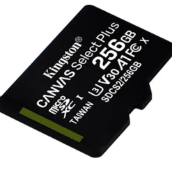 Tarjeta Memoria Kingston Canvas Select Plus microSDHC 256GB Clase 10 C/Adap