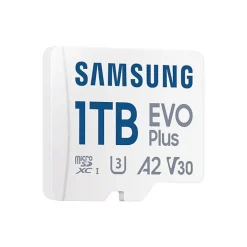 Tarjeta Memoria Samsung EVO Plus 2024 1TB Blanco + Adaptador SD