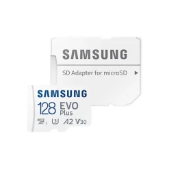 Tarjeta Memoria Samsung EVO Plus 128GB Blanco