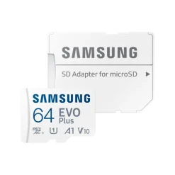 Tarjeta Memoria Samsung EVO Plus 2023 64GB + Adaptador SD