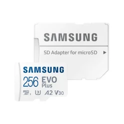 Tarjeta Memoria Samsung EVO Plus 2023 256GB + Adaptador SD