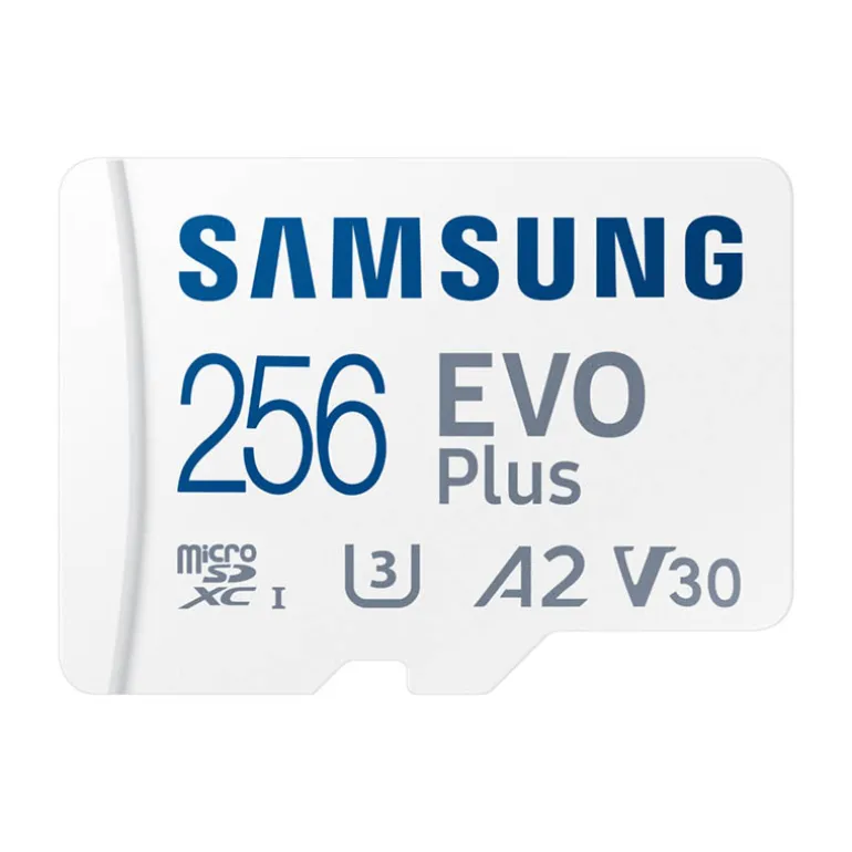 Tarjeta Memoria Samsung EVO Plus 2023 256GB + Adaptador SD