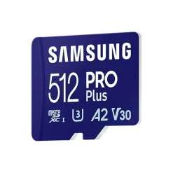 Tarjeta Memoria Samsung PRO Plus 2023 512GB Azul + Adaptador SD