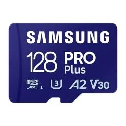 Tarjeta Memoria Samsung PRO Plus 2023 128GB Azul + Adaptador SD