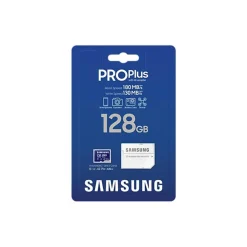 Tarjeta Memoria Samsung PRO Plus 2023 128GB Azul + Adaptador SD