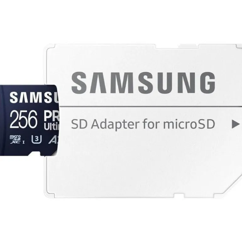 Tarjeta Memoria Samsung PRO Ultimate 256GB Azul + Adaptador SD