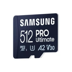 Tarjeta Memoria Samsung PRO Ultimate 512GB Azul + Adaptador SD
