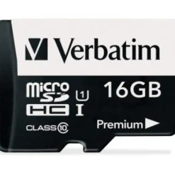 Tarjeta Memoria Verbatim Premium MicroSD 16GB Class 10