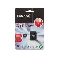 Tarjeta MicroSD Intenso 3413490 64GB Clase 10