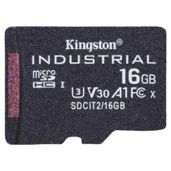 Tarjeta MicroSD Kingston Industrial C10 A1 PSLC 16GB