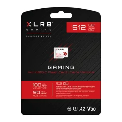 Tarjeta MicroSD PNY XLR8 512GB Gaming Class 10 U3 V30