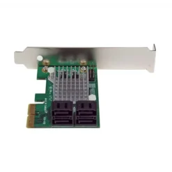 Tarjeta PCI Startech PCI-Ex SATA-3 4 Puertos con HyperDuo