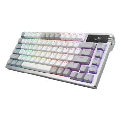 Teclado Asus ROG Azoth OLED Gaming RGB Wireless ROG NX Blanco