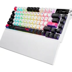 Teclado Asus ROG Azoth X ISO-ES RGB Switch Snow V2 Wireless Negro, Blanco