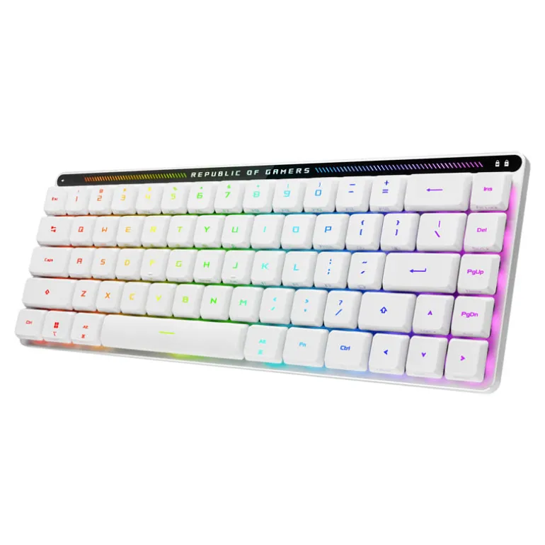 Teclado Asus ROG Falchion Switch ISO-ES RGB RX Low Profile Blanco