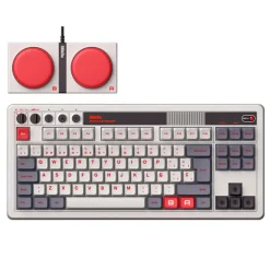 Teclado 8BitDo Retro ISO-ES Switch Kailh Box White V2 Blanco