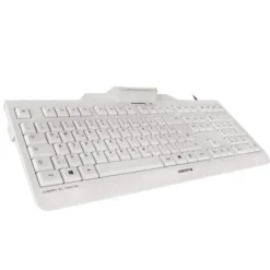 Teclado Cherry con lector DNI Blanco