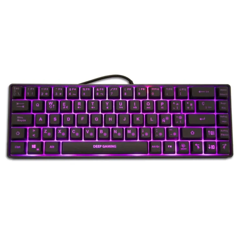 Teclado Coolbox DeepGaming TM065 RGB Negro