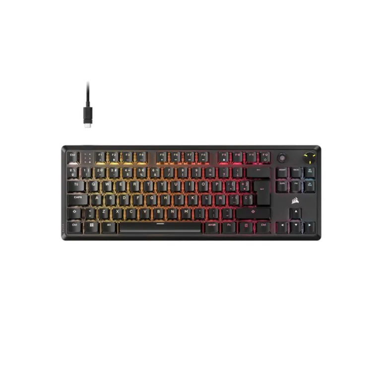 Teclado Corsair K70 Core TKL RGB Switch MLX Red Negro