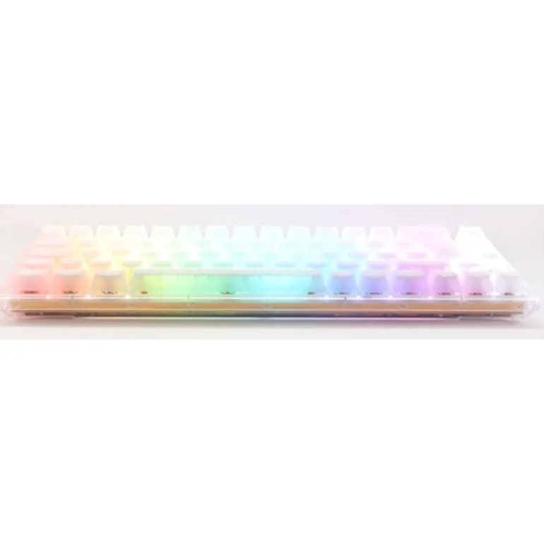 Teclado Ducky One 3 Aura SF ISO-ES RGB Hot-Swappable Switch MX Red Blanco