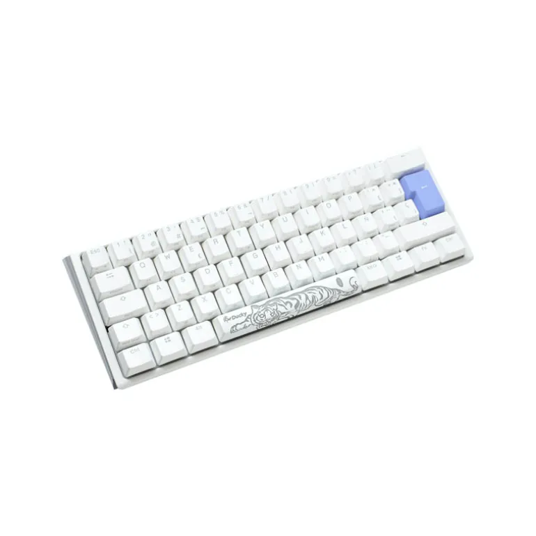 Teclado Ducky One 3 Classic Mini 60% Hot-Swap RGB MX-Clear Blanco