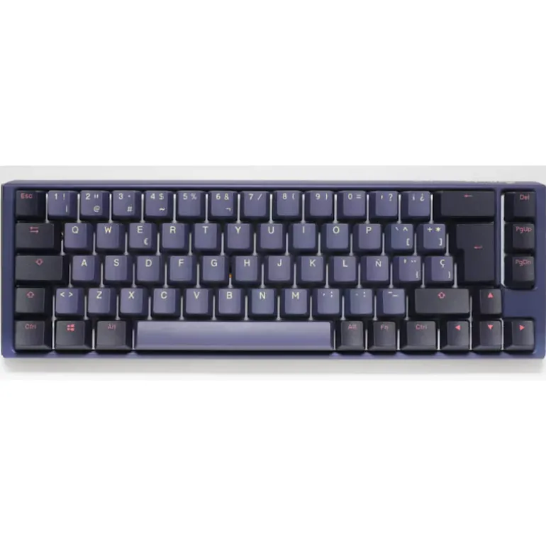 Teclado Ducky One 3 Cosmic SF ISO-ES RGB Hot-Swappable Switch MX Clear Morado
