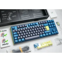 Teclado  Ducky One 3 Daybreak TKL Hot-Swap RGB MX-Red